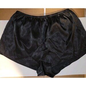 Jaclyn Smith Black  Satiny Pajama Shorts Size M